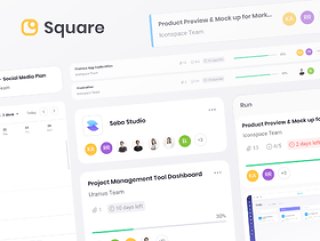 Square Dashboard UI工具包以激情和深度精确制作。方形仪表板UI工具包