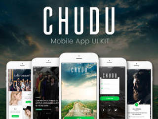 用于Sketch＆Photoshop的iOS移动应用UI工具包，Chudu移动UI工具包