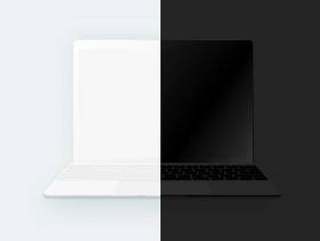 Macbook 简约黑白模型