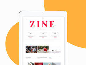 Zine UI Kit轻松构建您的博客，杂志或在线报纸