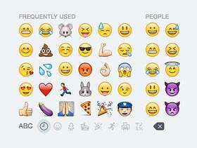 iOS 8 Emoji Keyboard