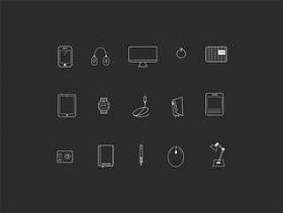 Digital Stuff Icon Set
