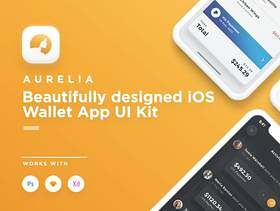 移动iOS钱包UI工具包，用于广告素材的丰富和高级元素，Aurelia iOS UI工具包