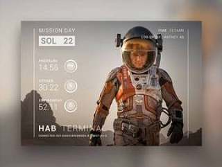 The Martian Movie Card