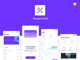 移动UI工具包，热爱Sketch，百分比移动应用UI工具包