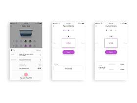 用于Sketch。，Gold Ticket UI Kit的移动iOS预订UI工具包