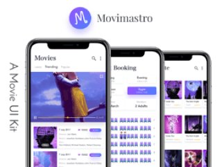 适用于Sketch。，MoviMastro UI Kit的独特聊天UI工具包