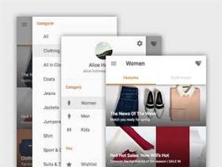 Zalando Material Design UI