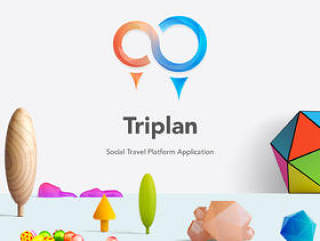 社交旅行平台移动应用程序UI工具包，Triplan