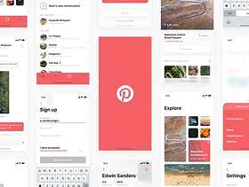 Pinterest iPhone X 概念设计