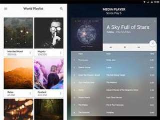 Material Media Player UI