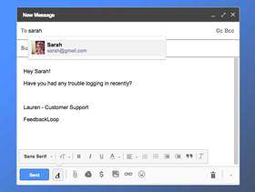 Gmail 新消息 UI