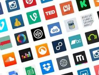 Popular Websites Icon Set