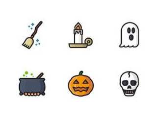 Halloween Colorful Icons
