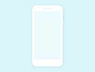 柔软的 iPhone 线框