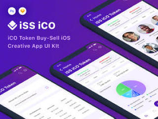 高质量的iCO令牌购买销售用于Sketch和Photoshop的iOS App UI套件，iSS iCO UI套件