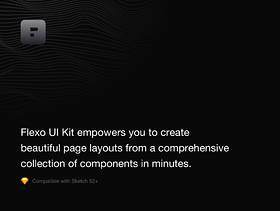 Sketch Web UI Kit，Flexo UI Kit