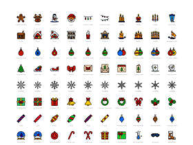 300圣诞冬季图标