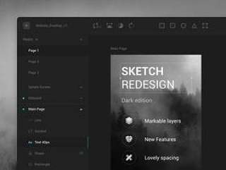 Sketch 暗色界面再设计
