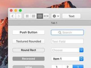 macOS Sierra 界面包