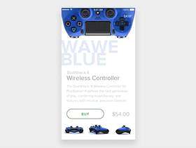 Dualshock 4 卡片界面