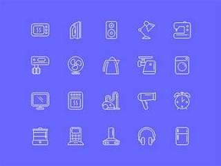 Appliances Icon Set