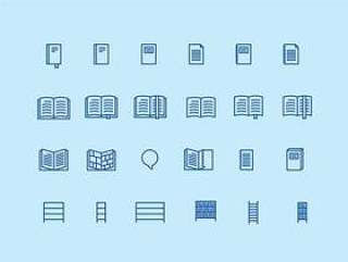 Home and Library Icons