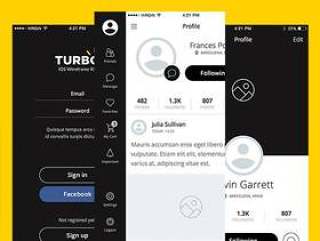 Turbo iOS Wireframe