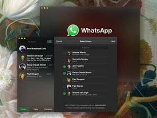 WhatsApp for Mac UI
