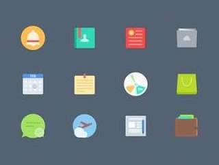 Colorful Flat Icons