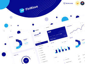 财务仪表板UI工具包，FinWave UI工具包1.0