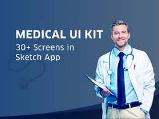 用于Sketch的医疗移动iOS UI工具包。医疗UI工具包