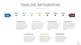 彩色时间轴PPT信息图17