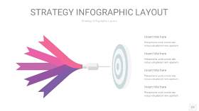 粉紫色战略计划统筹PPT信息图27