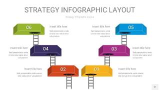彩色战略计划统筹PPT信息图31