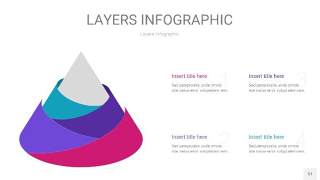 紫蓝色3D分层PPT信息图31