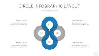 多彩圆形PPT信息图7