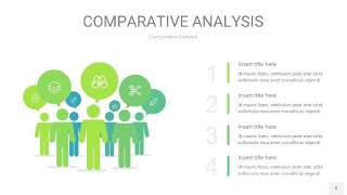 浅绿色用户人群分析PPT图表9