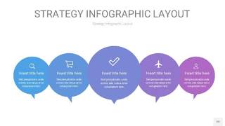 篮紫色战略计划统筹PPT信息图20