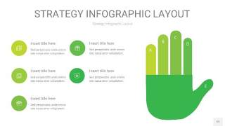 嫩绿色战略计划统筹PPT信息图12