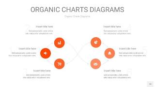 橘红色循环PPT图表14