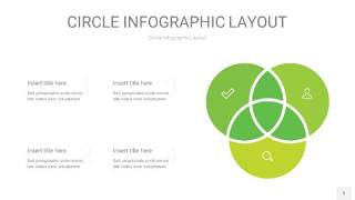 浅绿色圆形PPT信息图5