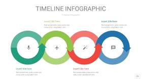 红蓝绿色时间轴PPT信息图22