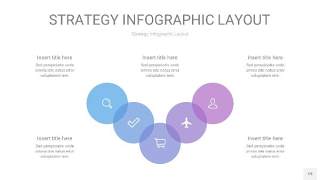 篮紫色战略计划统筹PPT信息图19