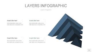 深天蓝色3D分层PPT信息图37