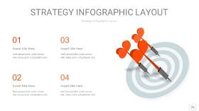 橘红色战略计划统筹PPT信息图25