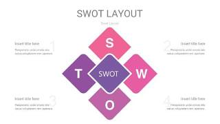 粉色SWOT图表PPT26