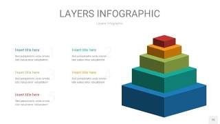 多彩3D分层PPT信息图15