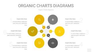 灰黄色循环PPT图表7