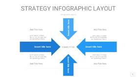 蓝色战略计划统筹PPT信息图1